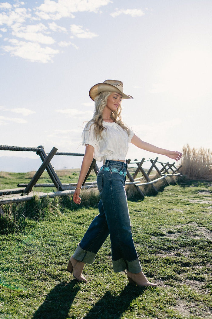 Mesa Sky Wide Leg Jeans