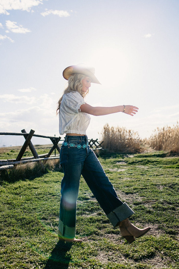 Mesa Sky Wide Leg Jeans