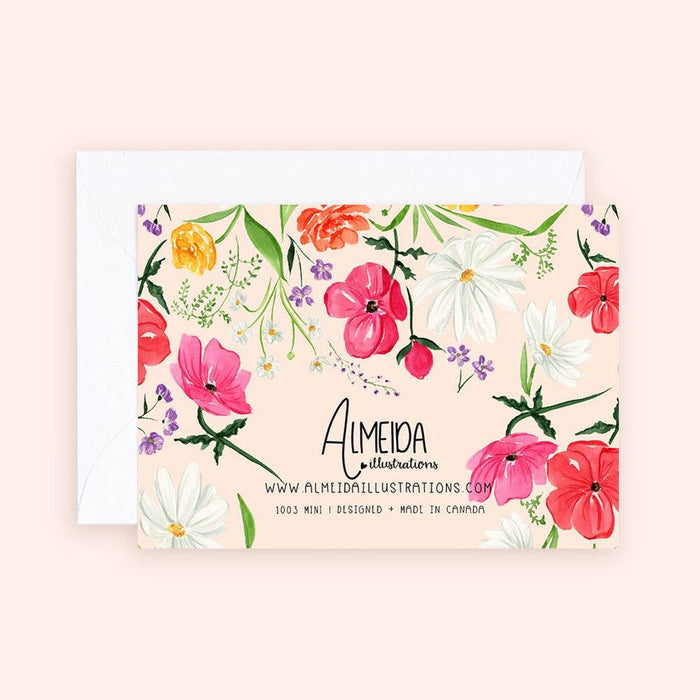 Mini Card - Dainty Wildflowers Enclosure Card - Magnolia Lane co. Home + Garden + Gift