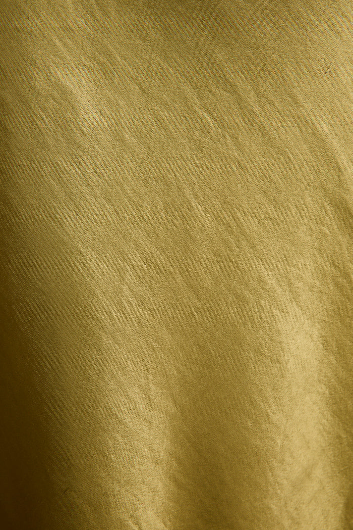 Mirabella Chartreuse Satin Maxi Dress