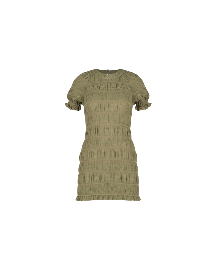 MIRELLA T-SHIRT MINIDRESS KHAKI