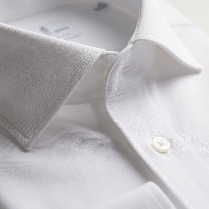 Modern 4Flex Stretch Knit Shirt fabric detail — Emanuel Berg