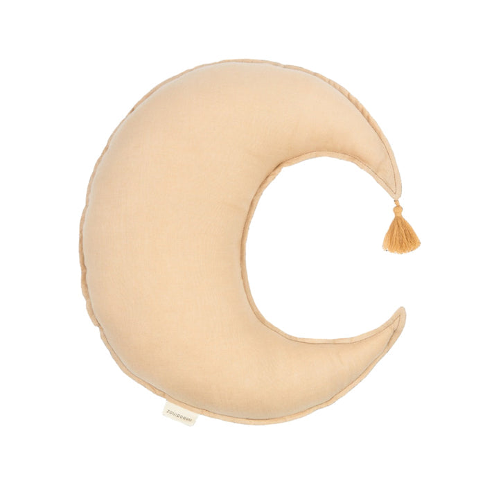 Moon Cushion French Linen Sand