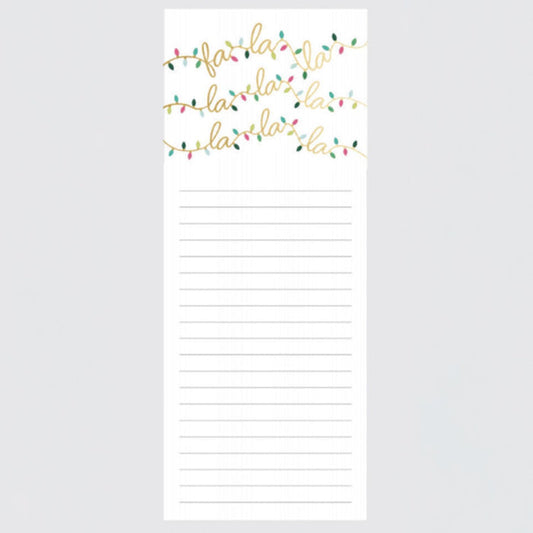 MS - Fa La La Magnetic Notepad