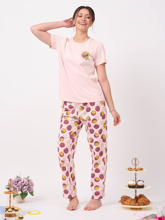 mSECRET Peach Cotton Pyjama Set