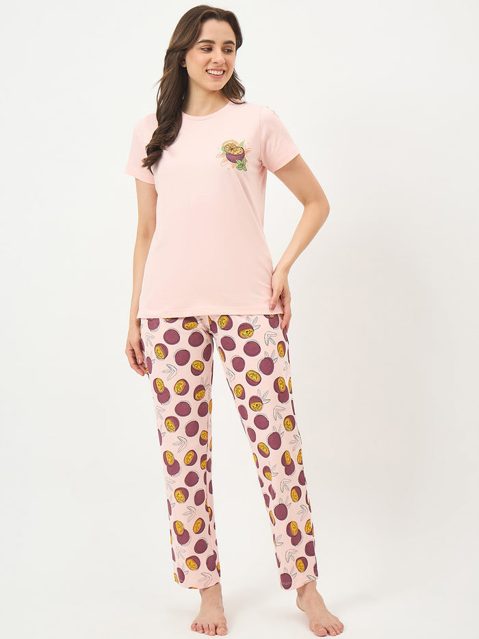 mSECRET Peach Cotton Pyjama Set
