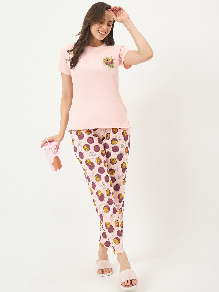 mSECRET Peach Cotton Pyjama Set