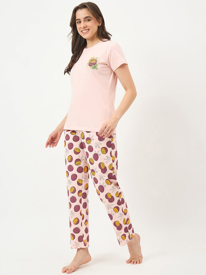 mSECRET Peach Cotton Pyjama Set