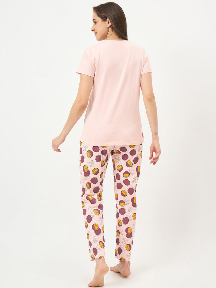 mSECRET Peach Cotton Pyjama Set