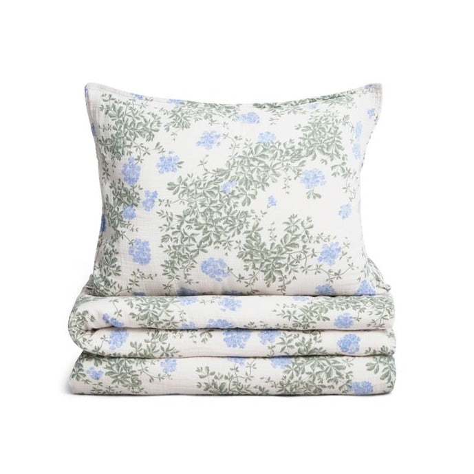 Muslin Bed Set Single, Pulmbago