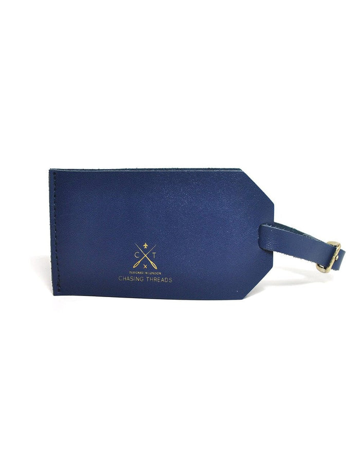 Chasing Threads Embroidery Navy Luggage Tag 'Stitch Where You've Been', Chasing Threads Stitch Kit 7141148593641 7141148593641