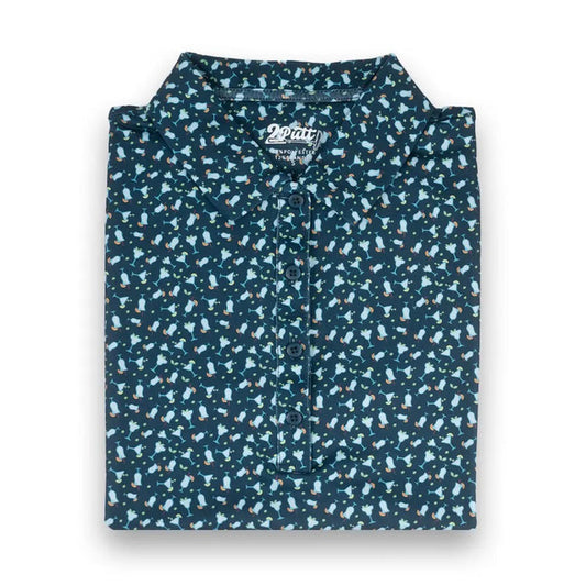 New 2Putt Women's Cocktail Hour Sleeveless Golf Polo
