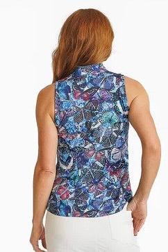 New Amy Sport Isabel Sleeveless Golf Top - Butterfly MSP$125