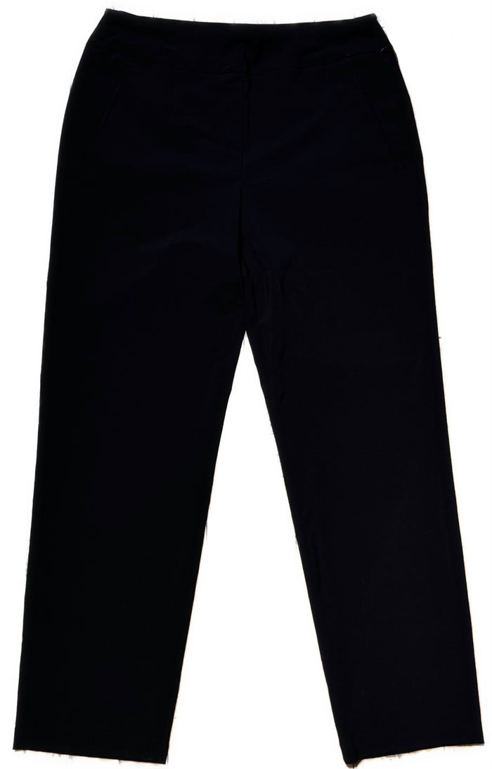 New EP NY Women's Black Tech Stretch Ankle Pant Size M MSP$115