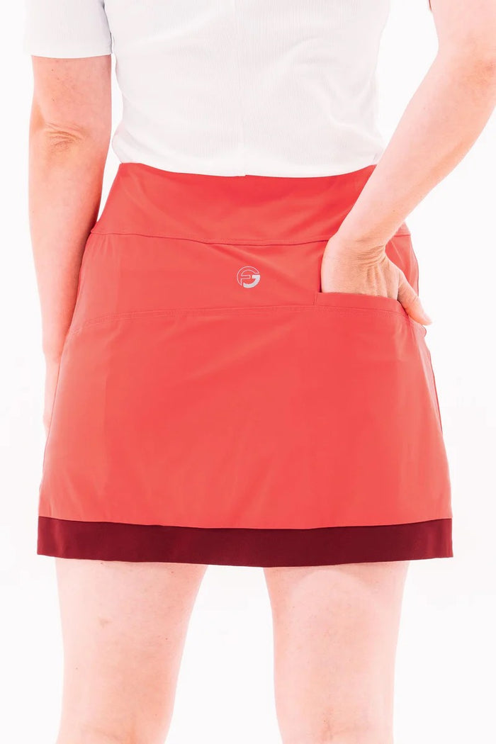 New Foray Golf Bonded Edge Fashion Faux Wrap Skirt Size M MSP$159