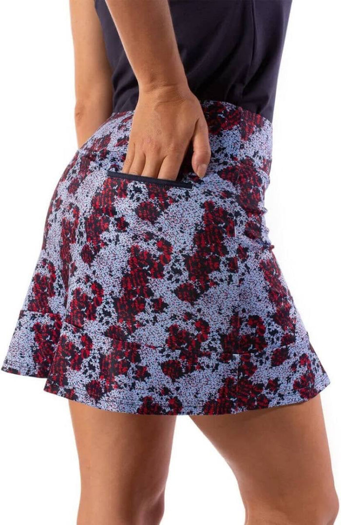 New Golftini Cosmic Ruffled Hem Golf Skort Size M MSP$128