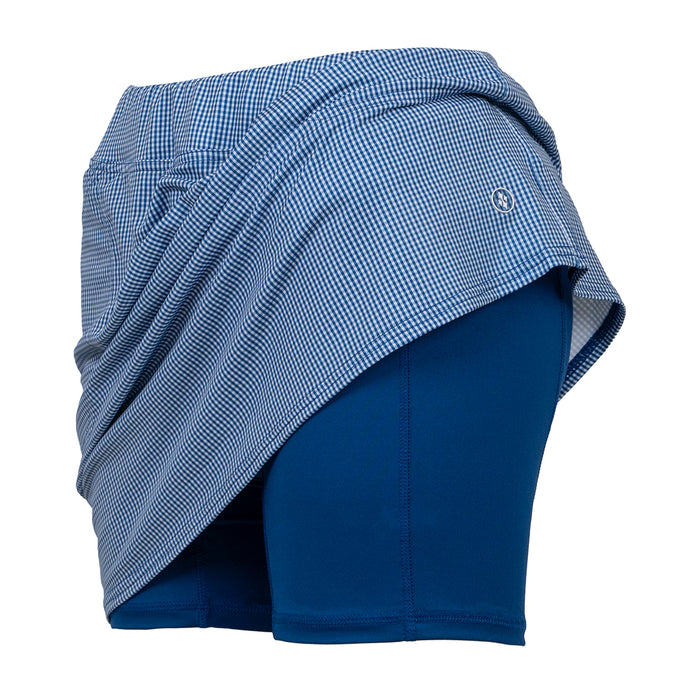 New Jofit Women's Mina Skort 17" - Seafarer Check MSP$103
