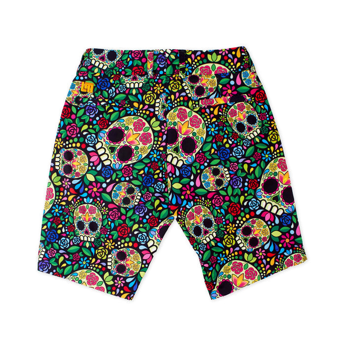 New Loudmouth Women's Bermuda Shorts - Mosaic Skulls MSP$78