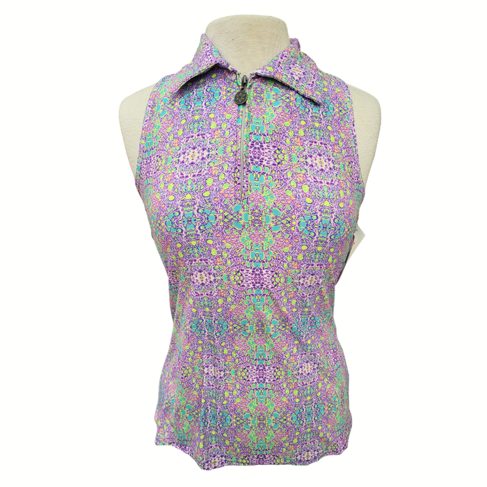 New Tzu Tzu Allie Sleeveless Golf Top -Lucid MSP$99