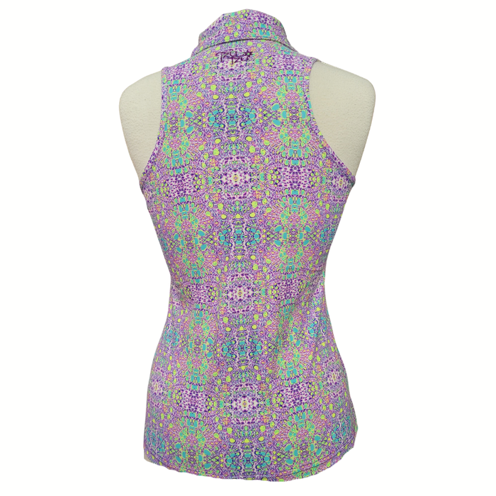 New Tzu Tzu Allie Sleeveless Golf Top -Lucid MSP$99