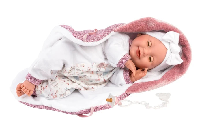 Newborn Doll Cora with Blanket — 16.5 in Lifelike Baby Doll