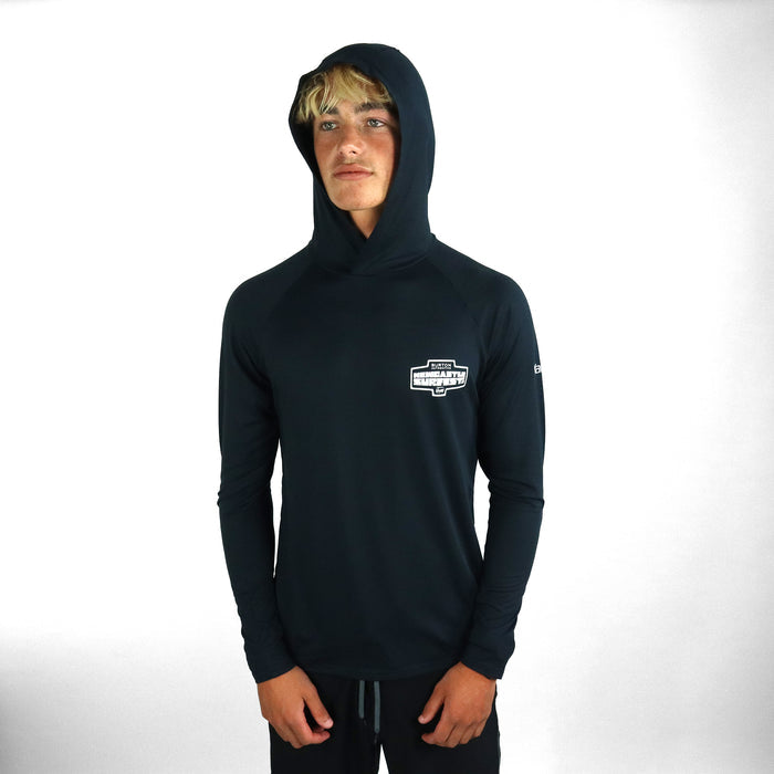 Newcastle Surfest UV Ocean Tech Hooded Top - Charcoal