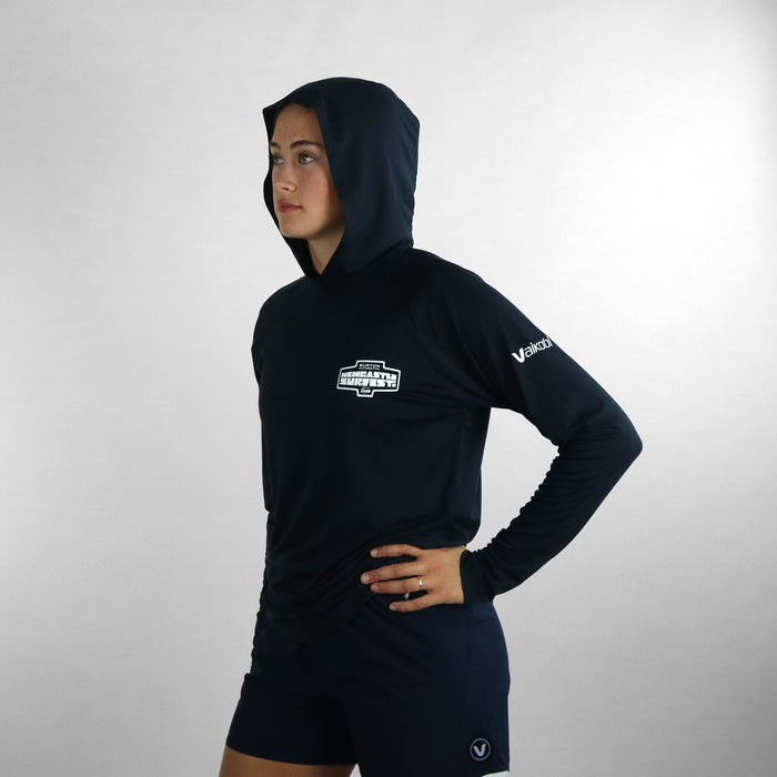 Newcastle Surfest UV Ocean Tech Hooded Top - Charcoal