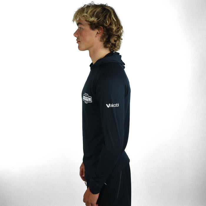 Newcastle Surfest UV Ocean Tech Hooded Top - Charcoal