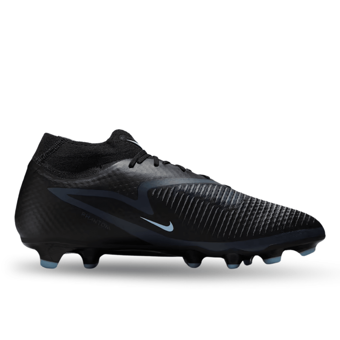 Nike Phantom GX 2 Academy High - Cut Firm Ground/Multiground Soccer Cleats (Black/Black) | SoccerWearhouse