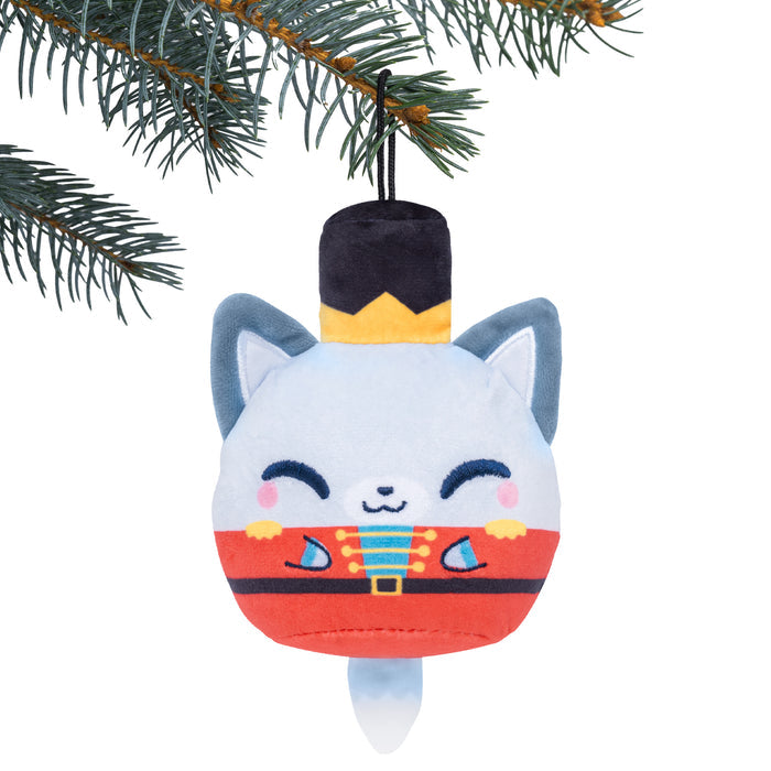 Nutcracker Fox Plushie Ornament
