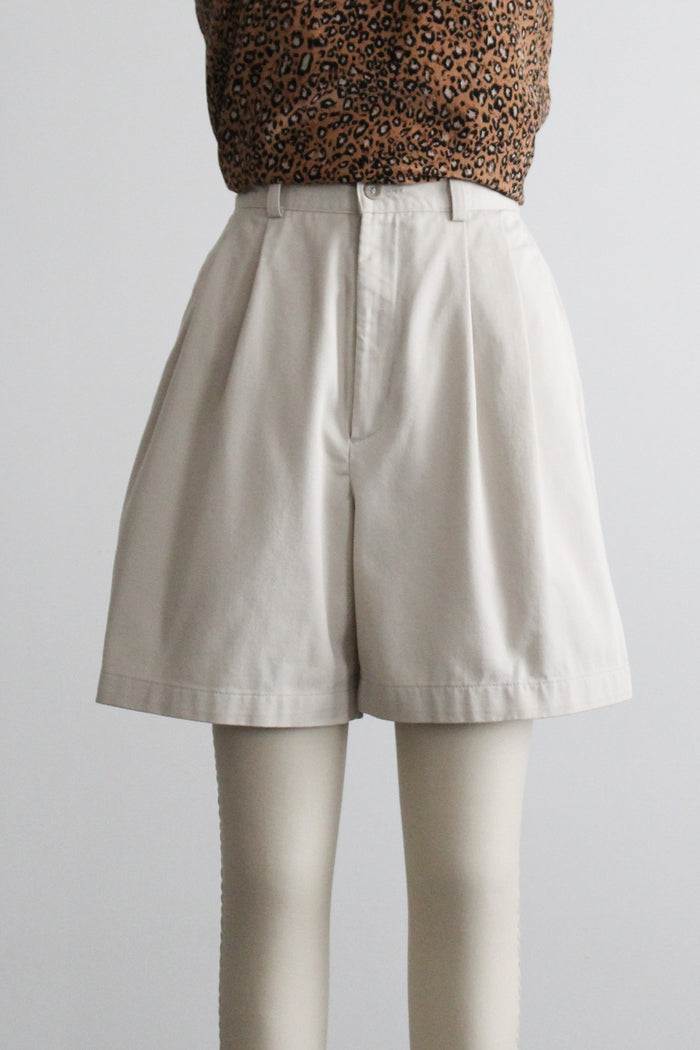 oat cotton shorts