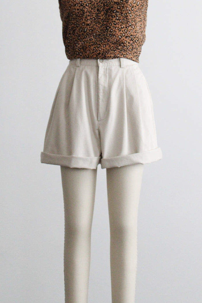 oat cotton shorts