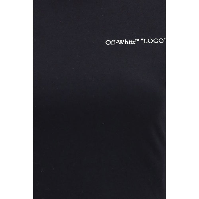 Off-White Black Cotton T-Shirt