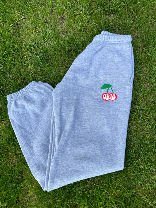 Ohio Cherries Joggers - Recess Apparel LLC