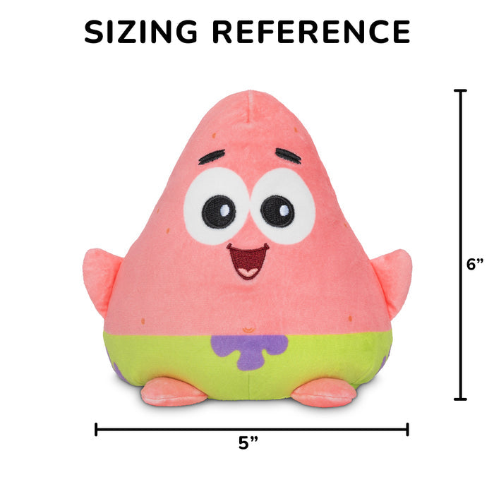 Patrick 6" Reversible Plushie with a sizing reference of 6 inches in height