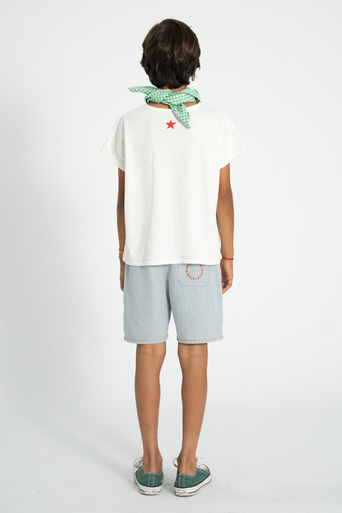 "Peace" T-Shirt Ecru