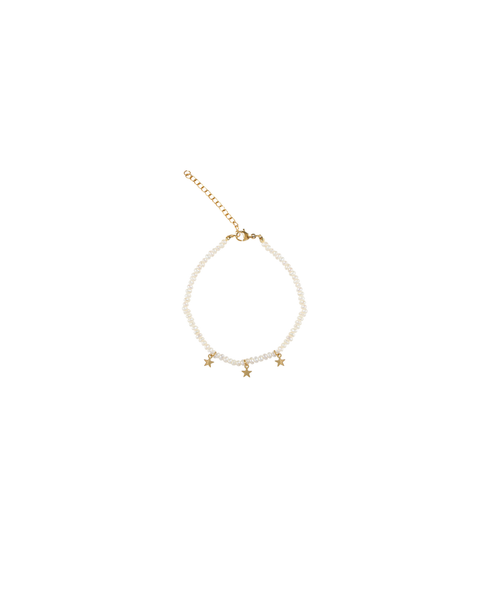 PEARL STAR BRACELET GOLD/PEARL