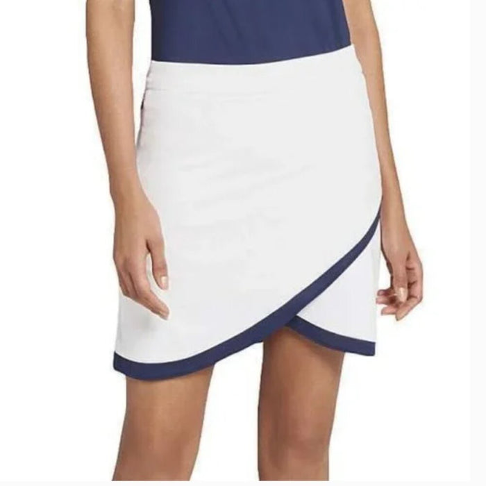 Peter Millar White /Navy Wrap Golf SKort Size XS MSP$99