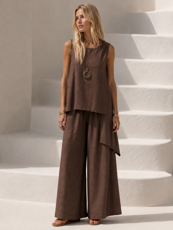 Phoebe Co-Ord Set Chocolate