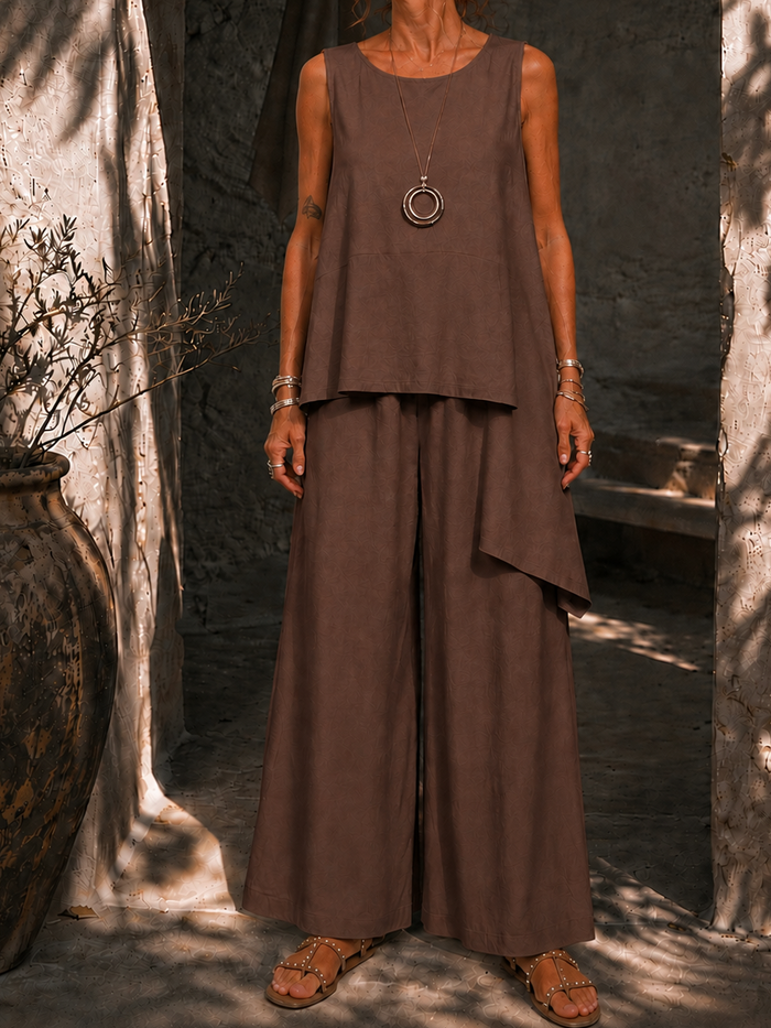 Phoebe Co-Ord Set Chocolate