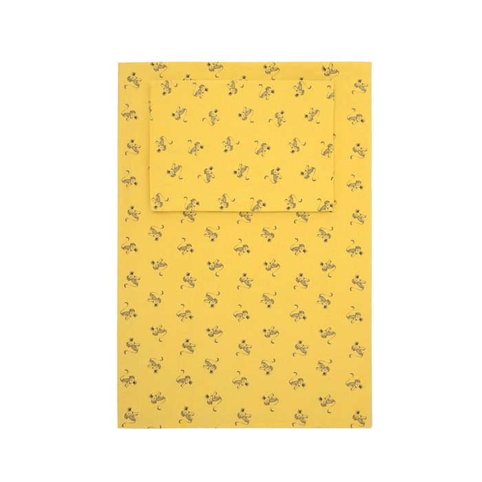 Plume Bed Set Yellow Monkey Large