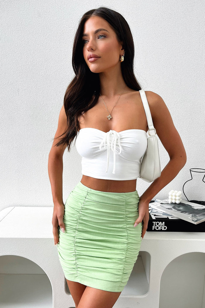 Polo Skirt - Lime Green