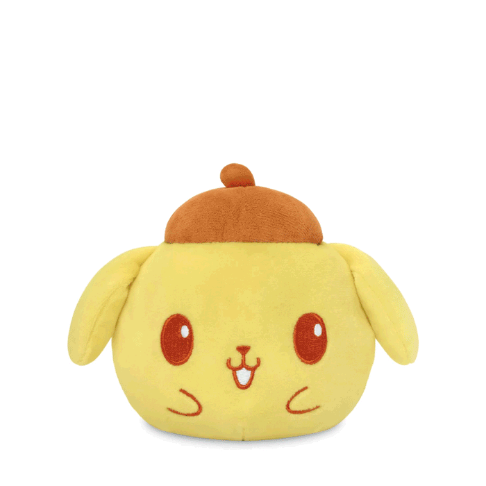 Pompompurin & Badtz-Maru 4" Reversible Plushie flip GIF