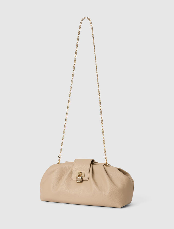 Portia Padlock Soft Clutch Forever New