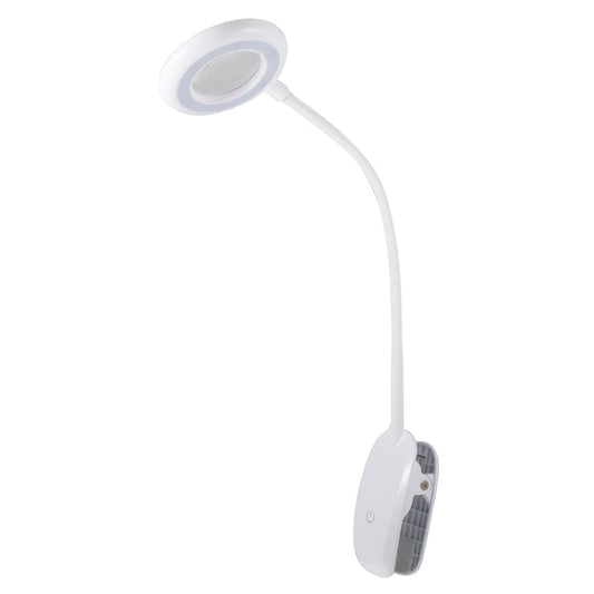 Purelite Clip-On Lamp - ClipOn - White | LED for Sewing, Crafts & Reading | CFPL34