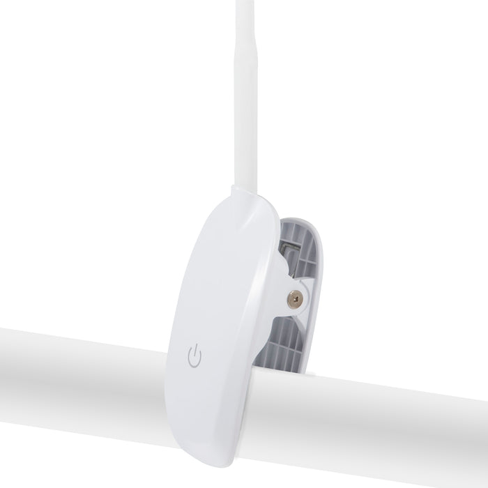 Purelite Clip-On Lamp - ClipOn - White | LED for Sewing, Crafts & Reading | CFPL34