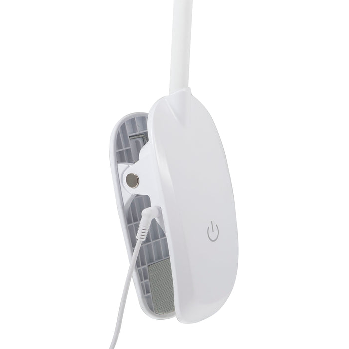 Purelite Clip-On Lamp - ClipOn - White | LED for Sewing, Crafts & Reading | CFPL34