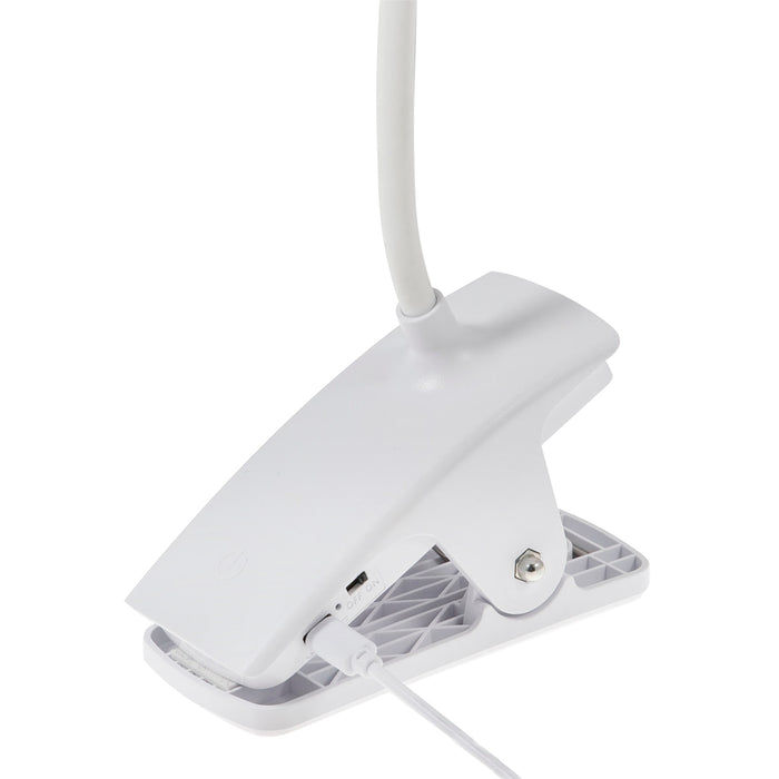 Purelite Clip-On Lamp | Rechargeable ClipOn | White for Sewing, Crafts & Reading | CFPL31