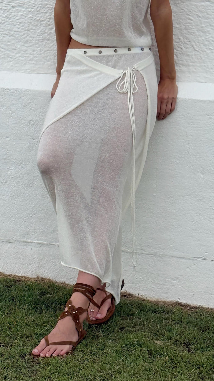 Rattan Wrap Skirt