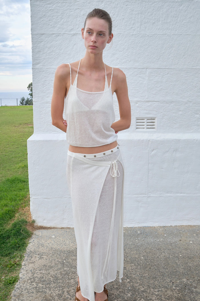 Rattan Wrap Skirt